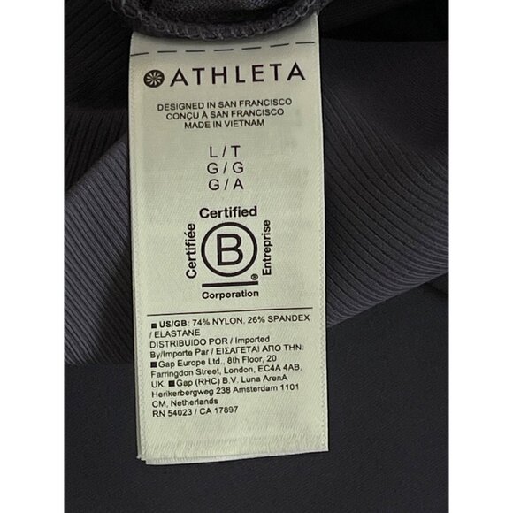 Athleta Venice Flare Pant Nightfall Purple Yoga Lounge Comfortable Activewear L - Picture 10 of 10